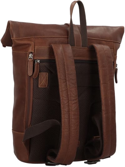 Jack Kinsky Porto Dagrugzak Leer 43 cm Laptop compartiment - 46cm (18,3 duim) - mokka