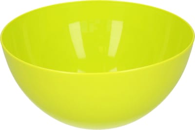 Plasticforte Serveerschaal/saladeschaal - D23 x H10 cm - kunststof - groen - 3000 ml