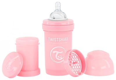 Twistshake Babyfles 180ml Pastel Pink