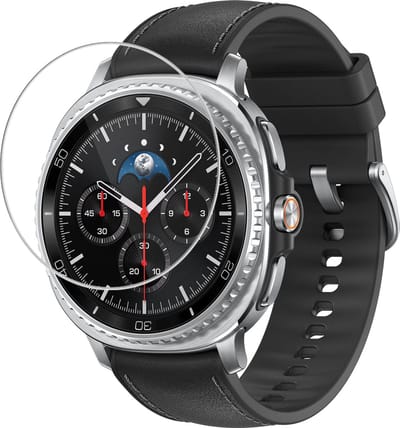 Strap-it Screenprotector van gehard glas -bescherming glasplaatje geschikt voor Samsung Galaxy Watch 8 Classic - 46mm