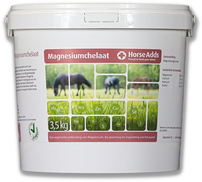 Magnesiumchelaat 3,5 kg - Horse Adds Paardensupplementen