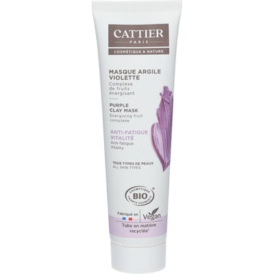 Cattier Biologisch Violet Kleimasker Alle Huidtypen 100 ml