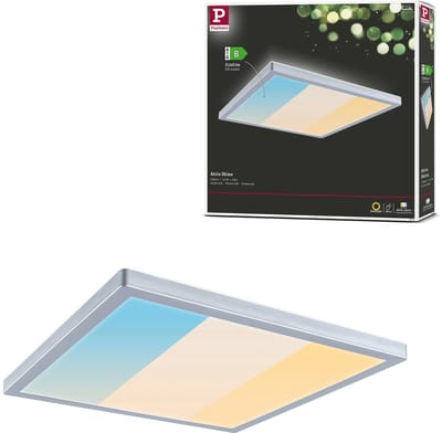 LED-paneel Atria Shine White Select IP44 hoekig 298x298 mm 15,7W 2100lm White Select Chroom mat