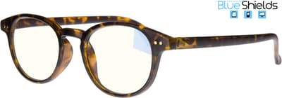 BlueShields TFD003 +1.50 Boston - Beeldschermbril - Leesbril - blauw licht filter lens - Tortoise
