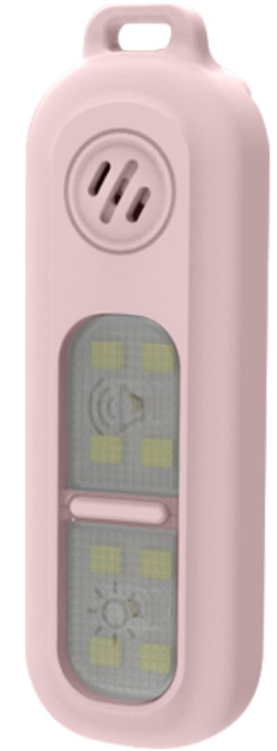 KIMO DIRECT Alarm Sleutelhanger - Persoonlijk Alarm - Met Clip en Koord - Zelfverdediging - 130dB - Roze