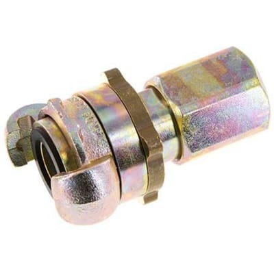 Gietijzer DN 17 DIN 3238 compressor klauwkoppeling G 3/4 inch Binnendraad - CL42-17-F-IN-SE-034