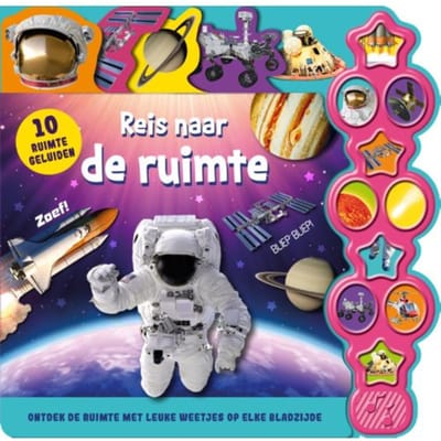 Reis Naar De Ruimte - Geluidenboek 10 Ruimtegeluiden - Hannah Campling