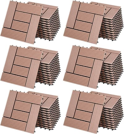 Terras en Balkon Tegels 30x30cm - Insteeksysteem en Drainage voor Tuin, Badkamer en Zwembad