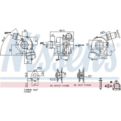 Supercharger, drukvulling NISSENS 93411