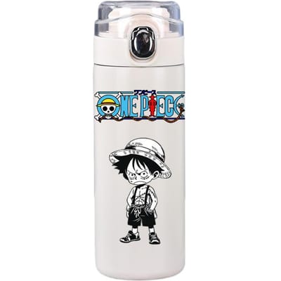 400 ml anime one piece bedrukte thermosfles roestvrijstalen mok lekvrije vacuümfles thermische koffie thee melk waterfles