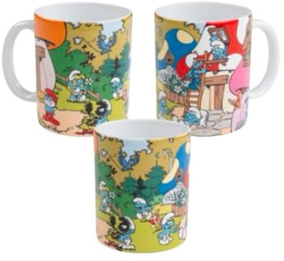 Smurfenmok - Het smurfendorp - De smurfen - 320 ML - 1 mok