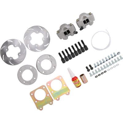 ATV Voorste Schijfrem Conversie Kit Verbeterde Remprestaties Power Schijfrem Kit voor 450 Foreman 300 Fourtrax 4x4 gray