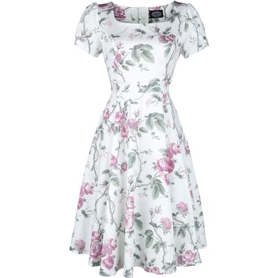 H&R London - Rockabilly Midi-jurk - Lenja Swing Dress - XS tot 4XL - voor Vrouwen - meerkleurig