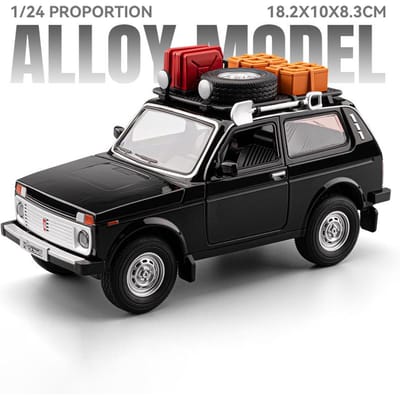 1:24 Russische Lada Niva Wild Versie Off-Road Voertuig Legering Metaal Diecast Model Auto Hoge Simulatie Huis Trendy Ornamenten Verzamelen