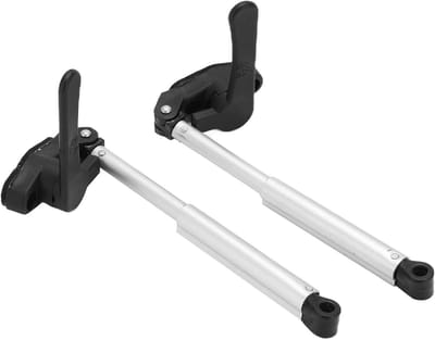 Allecto - Telescopische RV raamsteunstang - Aluminiumlegering - Hoge taaiheid - Caravan - Jacht - Geschikt voor RV raam - Zilverkleurig