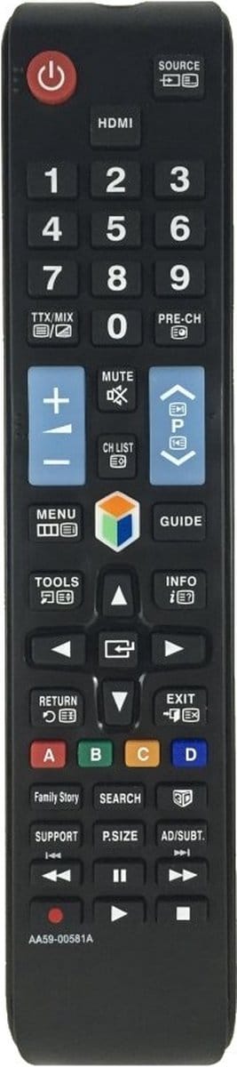 Universele voor Samsung TV AA59-00581A afstandsbediening - Geschikt voor alle Samsung Smart televisies