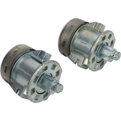 Deurslotcilinder 7C3Z1521990A Auto ABS Voorportierslotcilinder met Sleutels Vervanging voor Ford gray