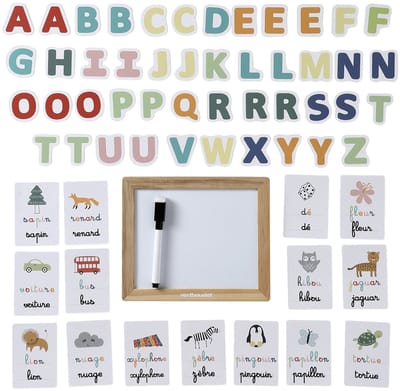 Vertbaudet Leisteen voor het leren van letters in FSC®-hout
