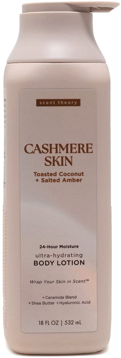 Scent Theory, Body Lotion, Cashmere Skin – Shea Butter +Hyaluronic Acid | Moisturizing & Verzacht Droge Huid – 532 ml