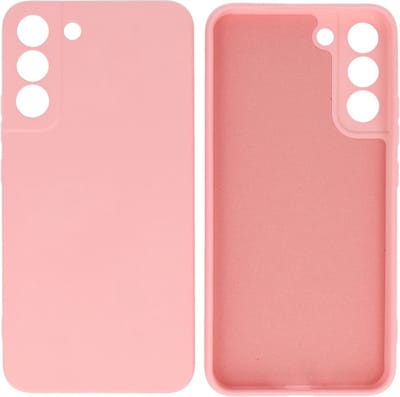 Fashion Backcover Telefoonhoesje - Color Hoesje - Geschikt voor Samsung Galaxy S22 Plus - Roze