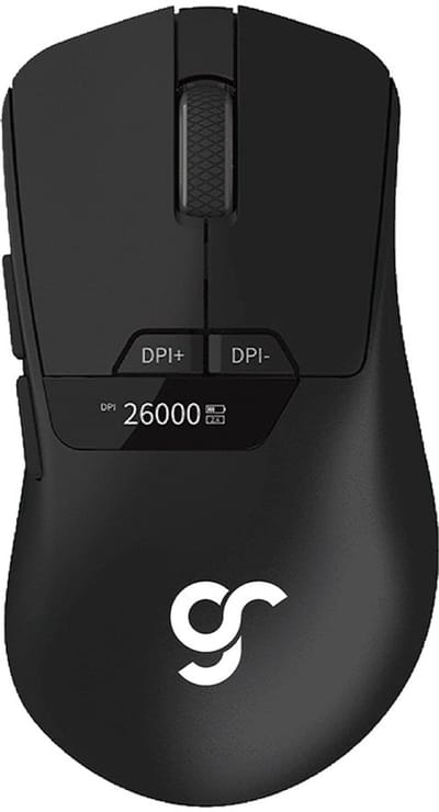 GameRaider M OLED - 8K Hz RGB OLED-scherm 26.000 DPI Zwarte draadloze gamingmuis