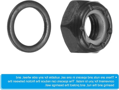 Skateboard Lock Moeren Set voor Trucks, As en Spacer Hardware Reparatie Kit voor Longboard en Cruiser