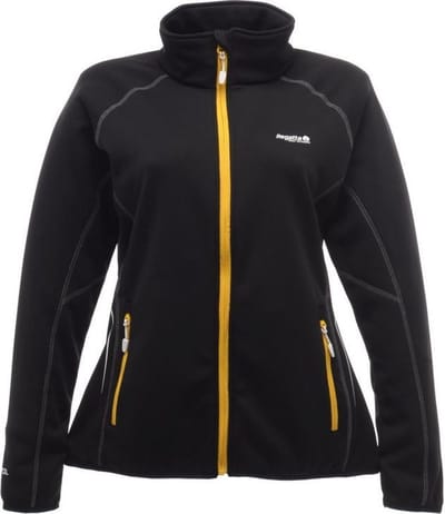 Regatta Dames Lucea Softshell Zwart Maat UK18 EU44