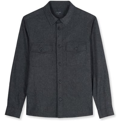 OLYMP Casual Overhemd, Overshirt, Kent, Marineblauw