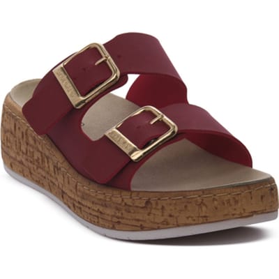 Sandalen met sleehak Grunland CE0293RUBINO