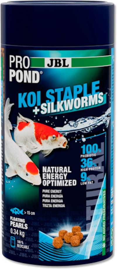 JBL ProPond Koi Staple+Silkworms 340 Gram