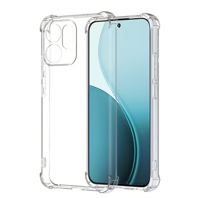 Hoesje Geschikt voor Oppo Reno15 F 5G - Transparant - Casemania Anti-shock Back Cover - Extra Stevig Val en Stootbescherming