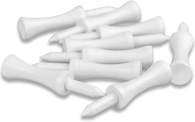 Biologisch afbreekbare golf tees van bamboe, 51MM, 100 stuks - Duurzaam en milieuvriendelijk golfaccessoire