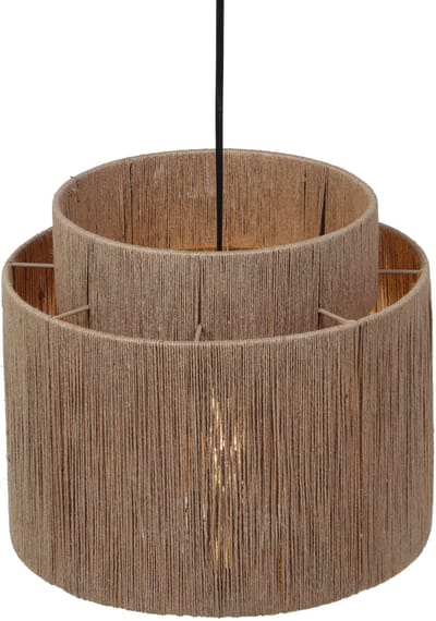 TRIO SMILLA - Hanglamp - Zwart mat - excl. 1x E27 4 W - Plafondbevestiging - In hoogte verstelbaar - D: 31cm