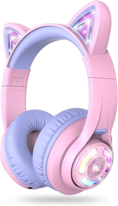 Bluetooth Hoofdtelefoon voor Kinderen met Volumebegrenzing en Microfoon - Draadloze en Bekabelde Gebruik