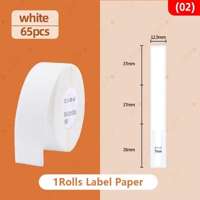 Étiquette de Câble Bureau à Domicile Étiquette d'Identification de Fil Adaptée pour D110 D101 D11 Imprimante Câble Réseau Étiquette Imperméable Autocollant blanc