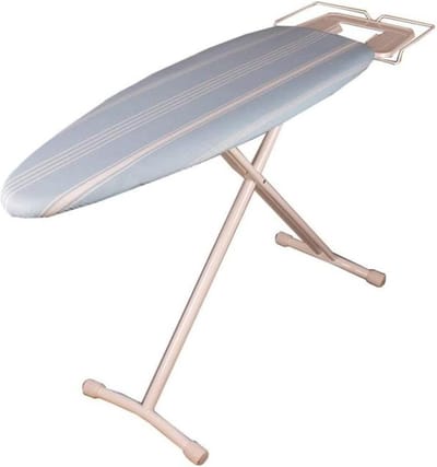 Inklapbare Strijktafel - Staal - 124 x 40 cm - Hoogte 94 cm - Met Plank - IJzer - Stoomstrijkijzer