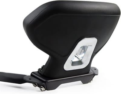 Bagagedrager Rugleuning - Motorfiets Kussen - Comfortabel Rijden - Sterk Aluminium - Universele Pasvorm - Zwart