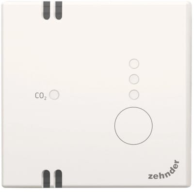 Zehnder draadloze CO2 sensor RF55 inbouw voor standaard 55mm afdekraam - wit (655000830)
