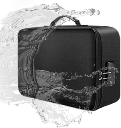 Documenten Koffer - Opbergtas Veiligheid - Belangrijke Papieren Opslag - Vlamvertragend Waterdicht - 36 x 27 x 10 cm - Grijs