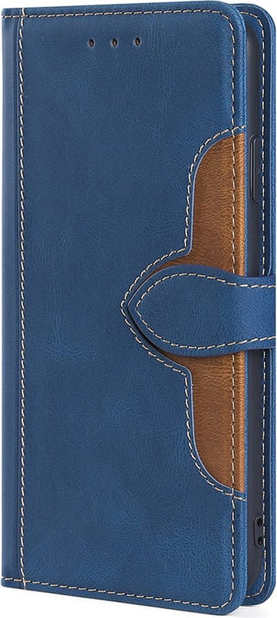 Apple iPhone 13 Pro Max Telefoonhoesje | PU Leren Book case | Blauw