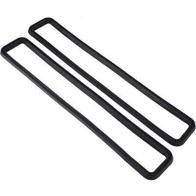 1 Paar Bulkhead Ventilatieafdichting Rubber voor Serie SI II IIA III 90 110 Defender MUC4299 black