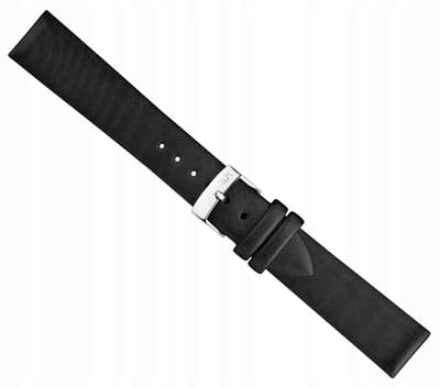 Morellato Satin Soft leren horlogeband 14mm Zwart