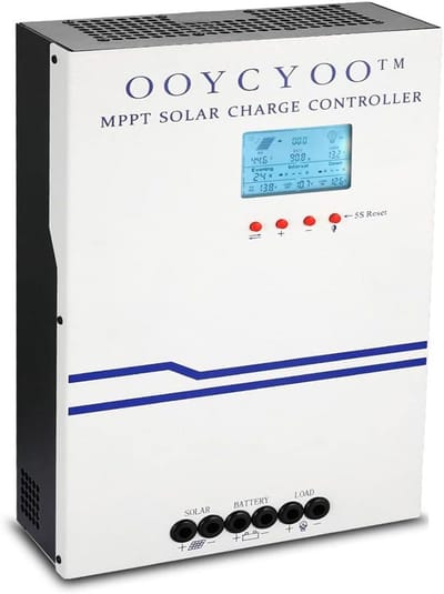 100A MPPT Solar Laadregelaar 12V/24V Automatisch Herkenning voor Zonnepanelen tot 2600W