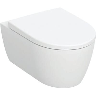 Geberit iCon Wandclosetpack WC - toiletset - 36x53x37.5cm - diepspoel - spoelrandloos - keramiek - glans wit