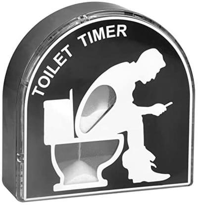 Zandloper Timer voor Op Toilet - Creatieve Decoratie en Timing Tool voor Badkamer
