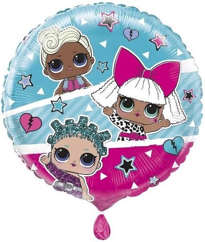 LOL Surprise - L.O.L. surprise - Folie ballon - Helium ballon - 45cm - Leeg - 1 stuks - Kinderfeest - Versiering - Verjaardag.