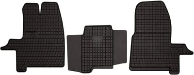 Wielganizator SolidPRO - Rubber Automatten - Ford Transit Custom 2012-2021 - Zwart - Op maat gemaakt