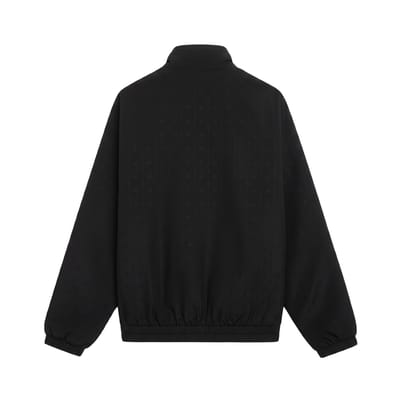 Lacoste Heren Cropped Track Jacket (Zwart)