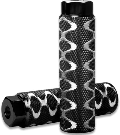 Fiets Voetsteunen - Stunt Pedaaltjes - Fiets Stunts - Antislip Aluminium - 100 x 28 mm - Multicolor