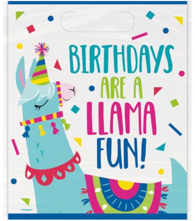 UNIQUE - 8 Lama cadeautasjes voor kinderfeestje